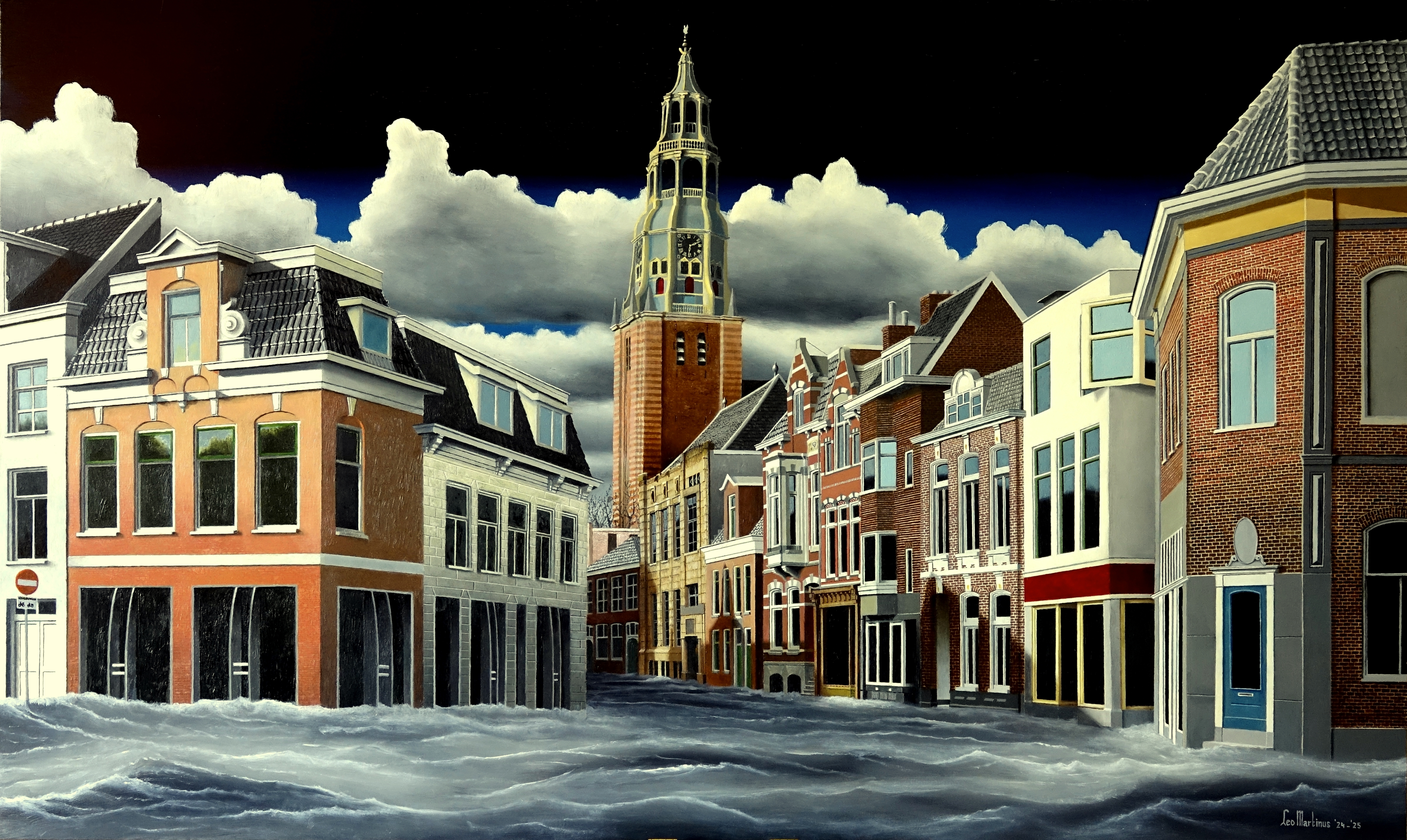 Groningen, Munnikeholm in het water